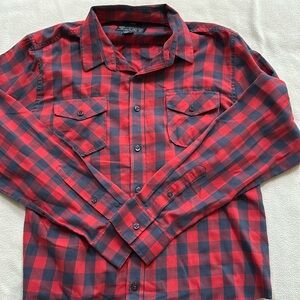 American Rag L in red and blue. EUC